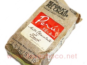RDC(리퍼블리카 델 카카오)페루 카카오38%(밀크초콜릿)-2.5kg