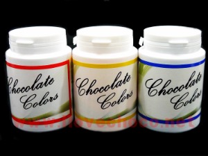 초콜릿전용 분말 지용성 색소(빨강,노랑,파랑,녹색) 40g